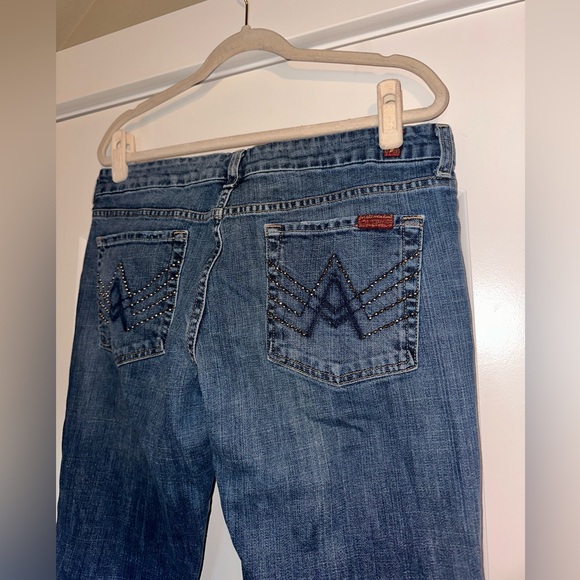 7 for all mankind low rise jeans - Picture 4 of 8